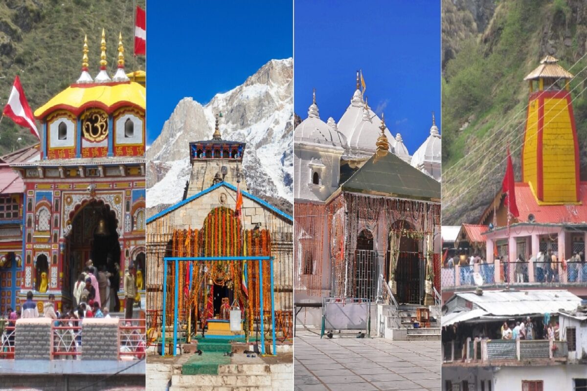A journey to char dham yatra in the Himalayas by helicopter.